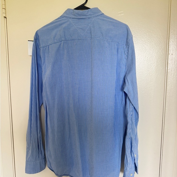 Tommy Hilfiger Blue Casual Button Down Shirt - Picture 2 of 4